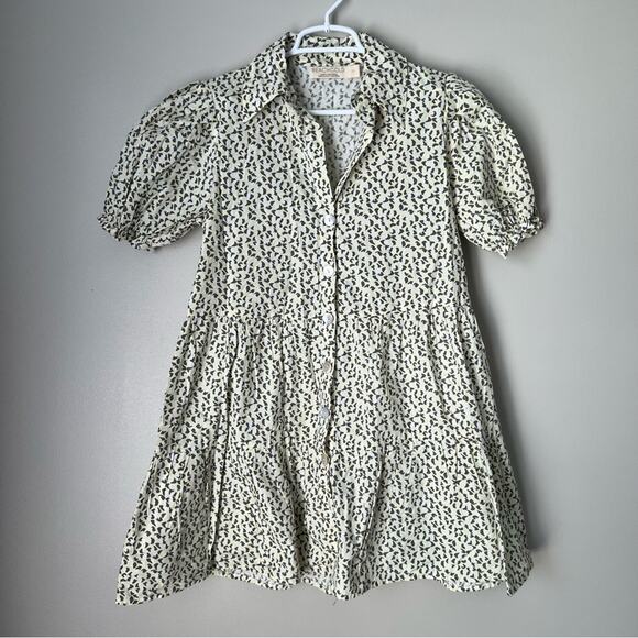 Beachgold Women’s Yellow Patterned Grace Mini Dress Size Medium - Picture 1 of 8